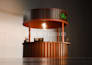 design 3d coffee shops, kiosks, and retail stores